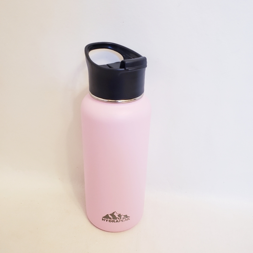 Hydrapeak 32 Ounce Pink Bottle With Twist Off Lid